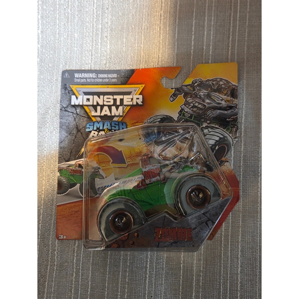 Monster Jam Smash & Crash Zombie Monster Truck Series 02 Spin Master 1:64 Scale
